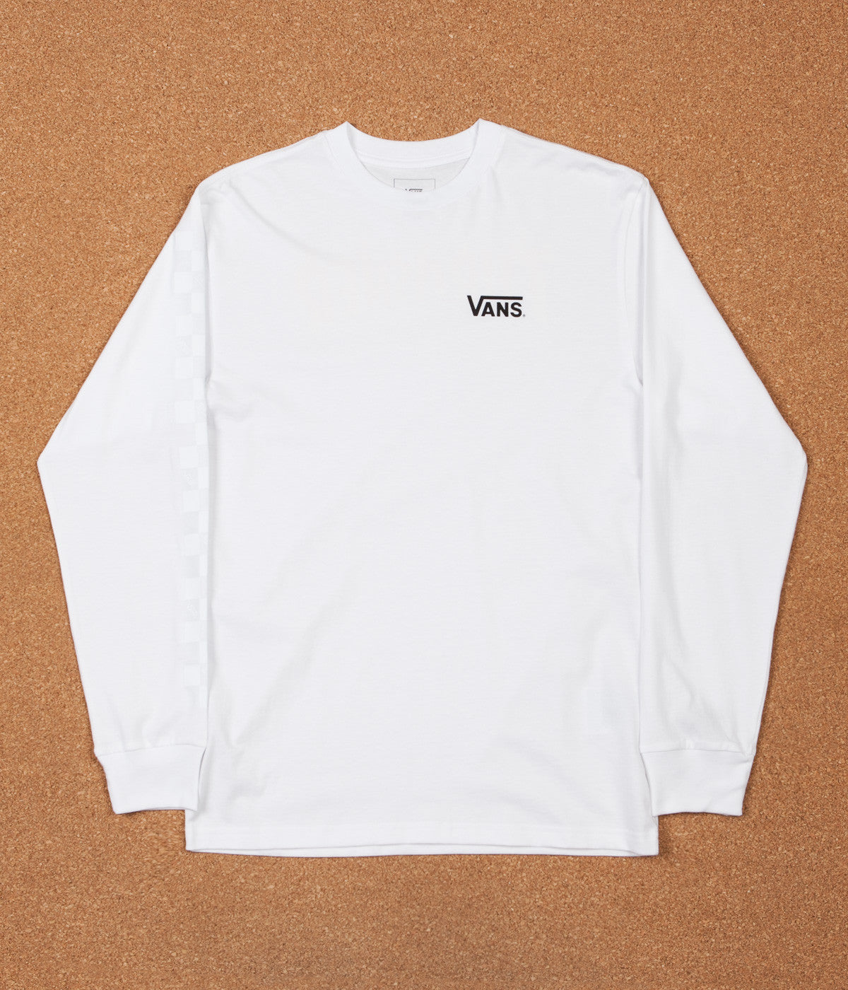 vans white long sleeve top