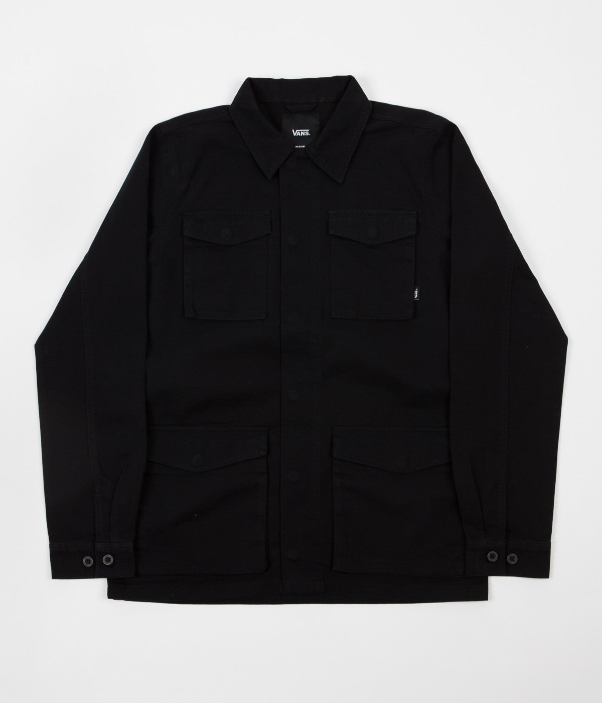 vans x thrasher m65 black jacket