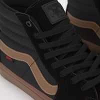 vans sk8 hi thrasher black gum