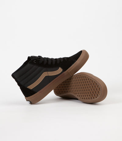 vans sk8 hi pro thrasher black gum