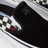 vans x thrasher slip on checkerboard