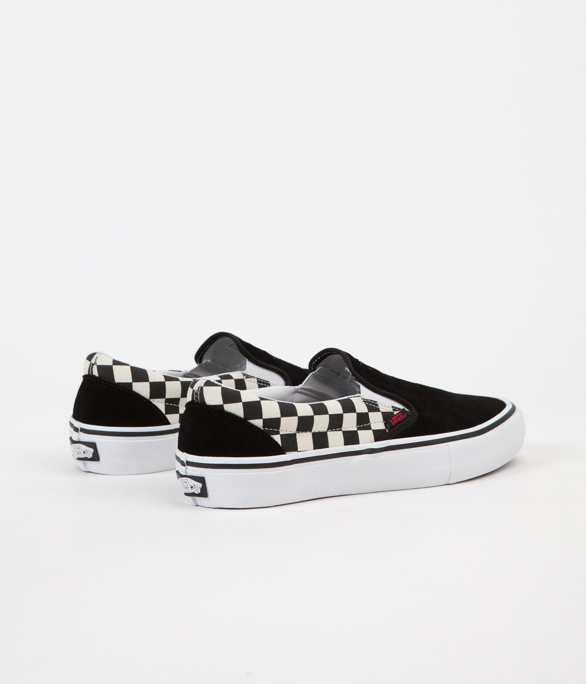 Vans x Thrasher Slip On Pro Shoes - Black / Checkerboard | Flatspot