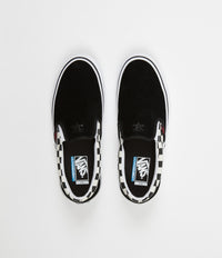 gnist hovedpine Latter Vans x Thrasher Slip On Pro Shoes - Black / Checkerboard | Flatspot