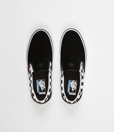 vans x thrasher slip on checkerboard