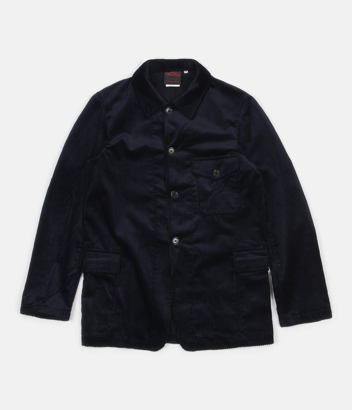 Vetra Wide Wale Corduroy Hunting Jacket - Navy