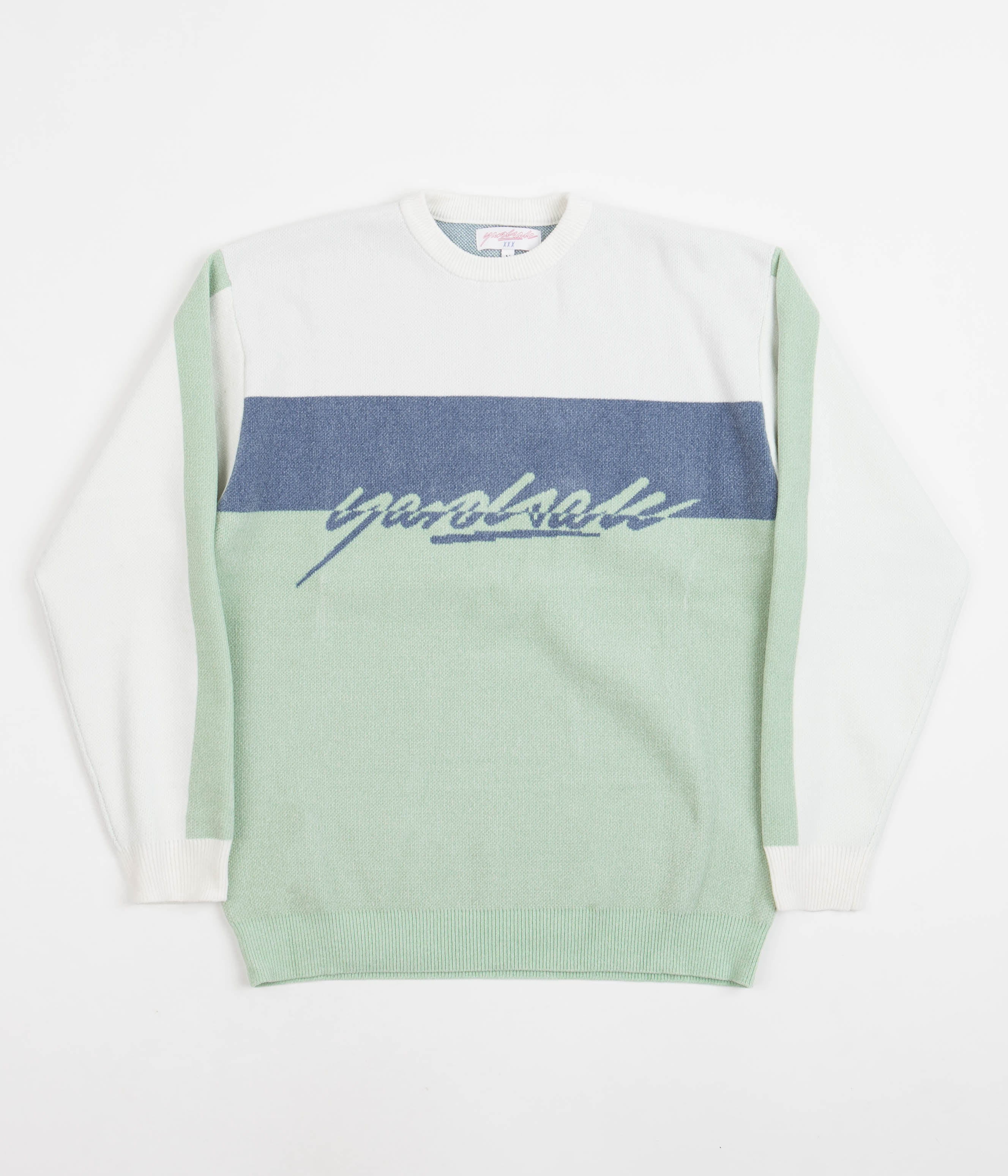 Yardsale Chenille Script Knitted Crewneck Sweatshirt - WpadcShops