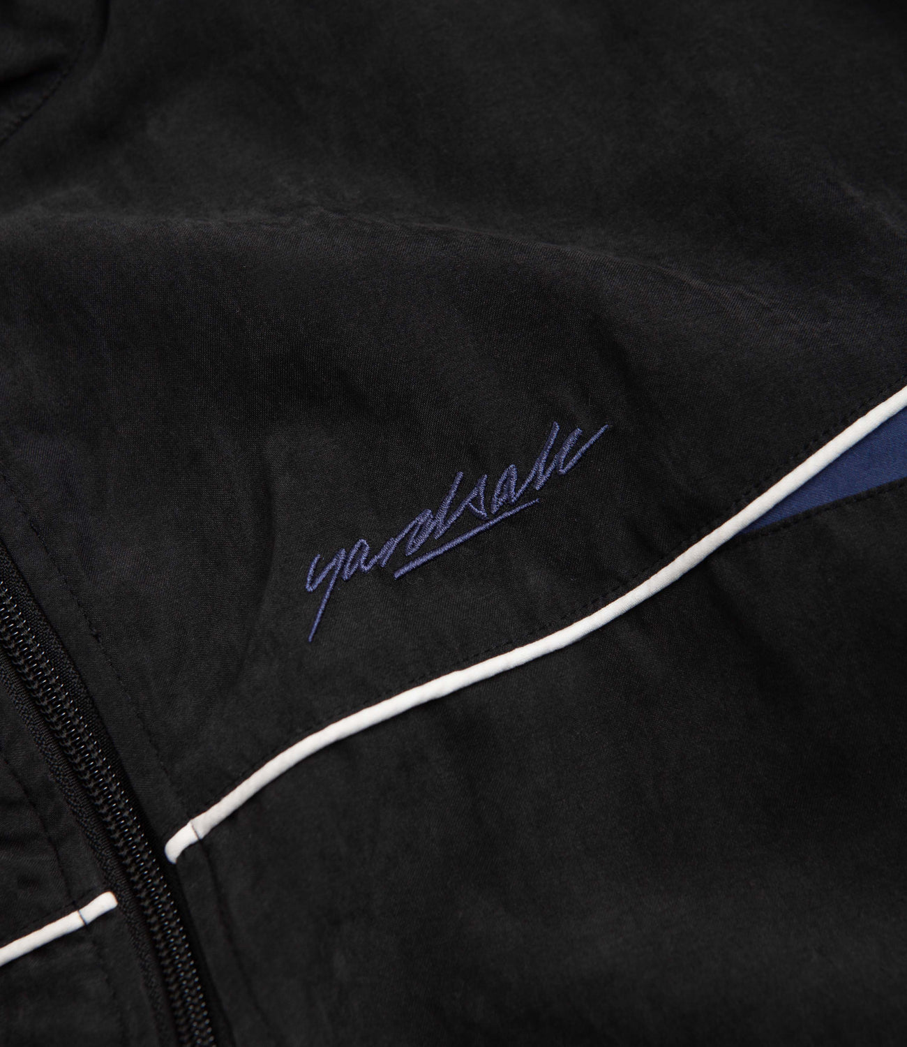 Black | Yardsale Palm Track Jacket - Aspesi cotton-linen blend