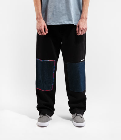 MoondayyachtsShops - Black - Yardsale Panel Jeans | U Nebula