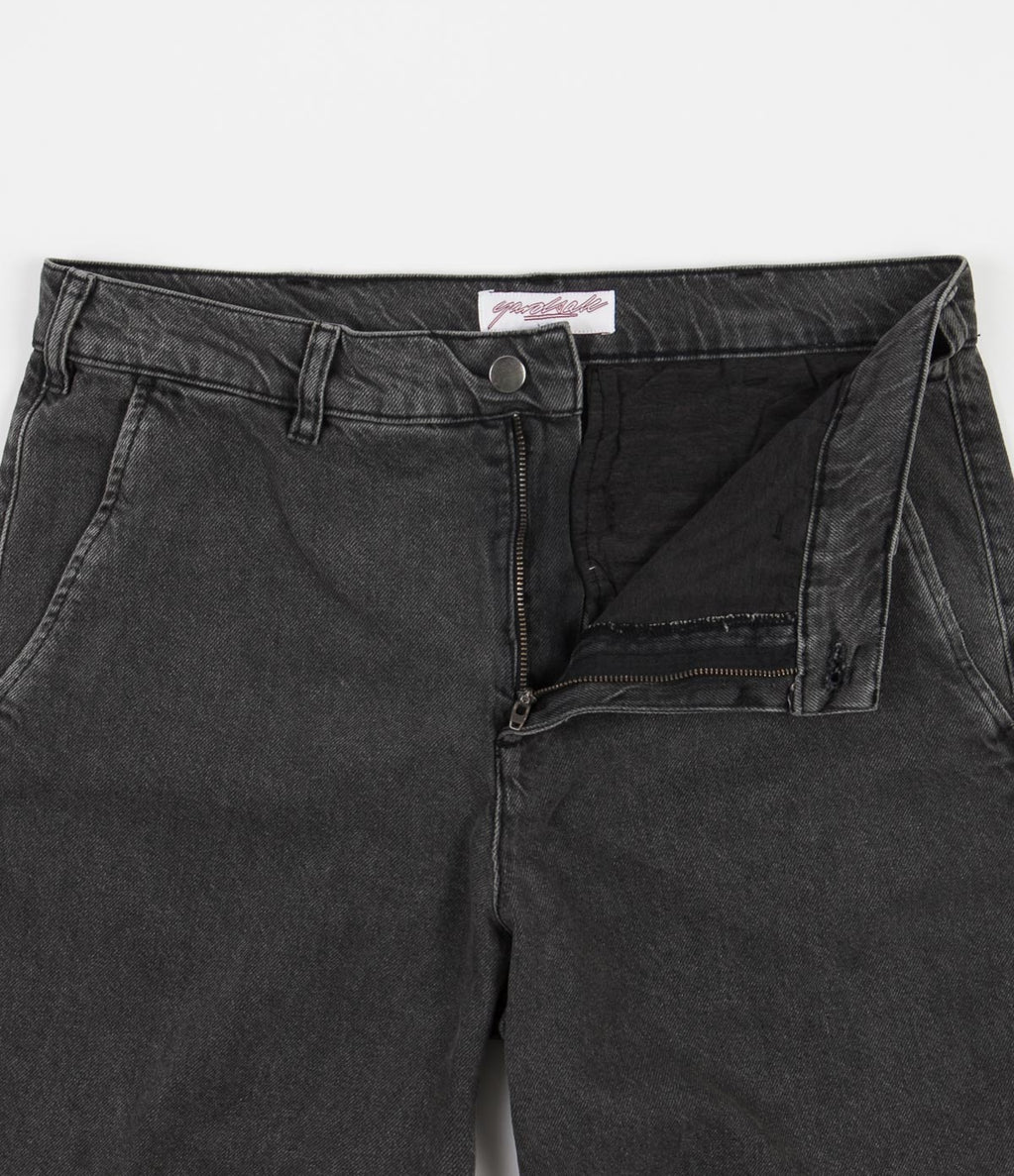 Yardsale Panel Jeans - Washed Black | Flatspot