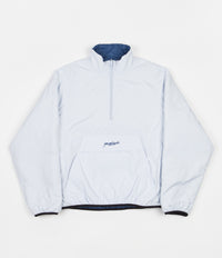 Yardsale Reversible Half-Zip Puffer Jacket - Light Grey / Blue