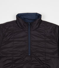 Yardsale Reversible Half-Zip Puffer Jacket - Navy / Black | Flatspot