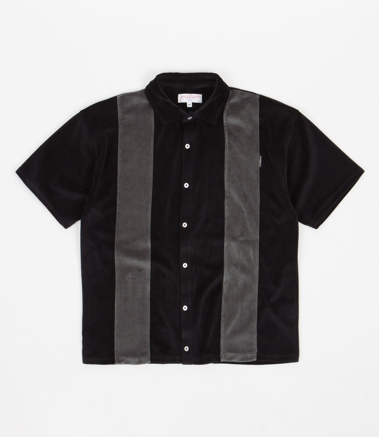 Yardsale Velour Club Shirt - Black / Grey | Flatspot
