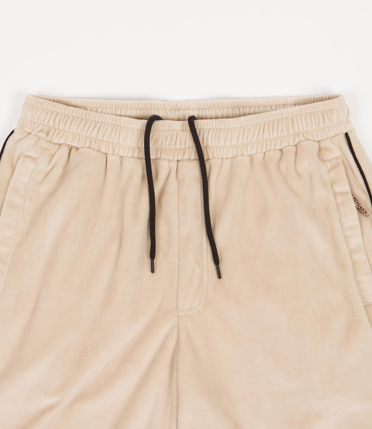 Yardsale Velour Shorts - Cream | Flatspot