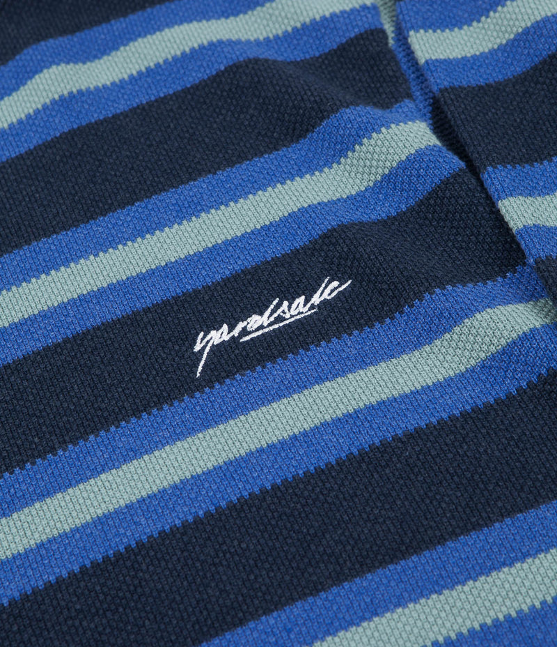 Yardsale Lloyd Knit Long Sleeve Sweatshirt - Indigo / Mint | Flatspot