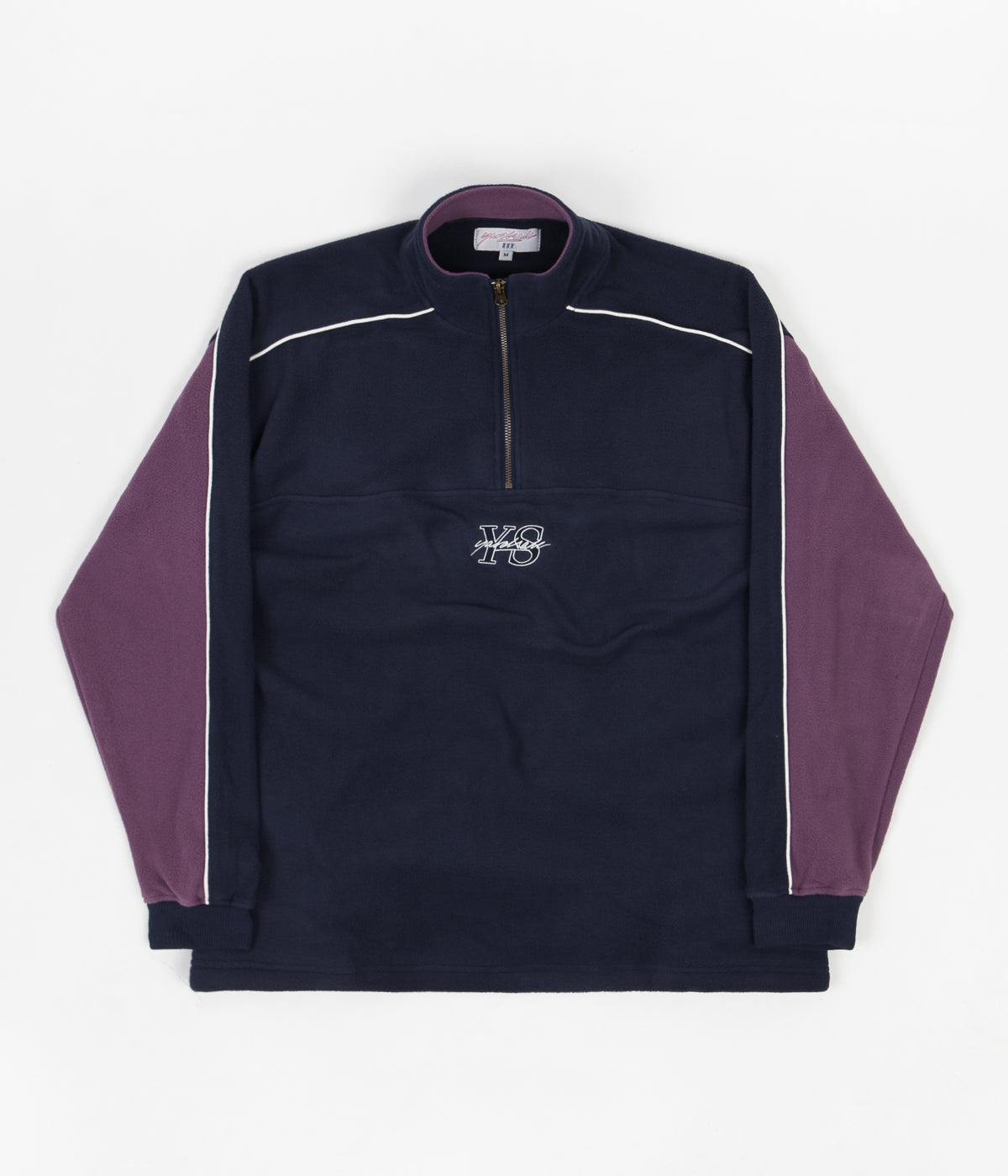Yardsale YS 1/4 Zip Sweatshirt - Navy / Lilac