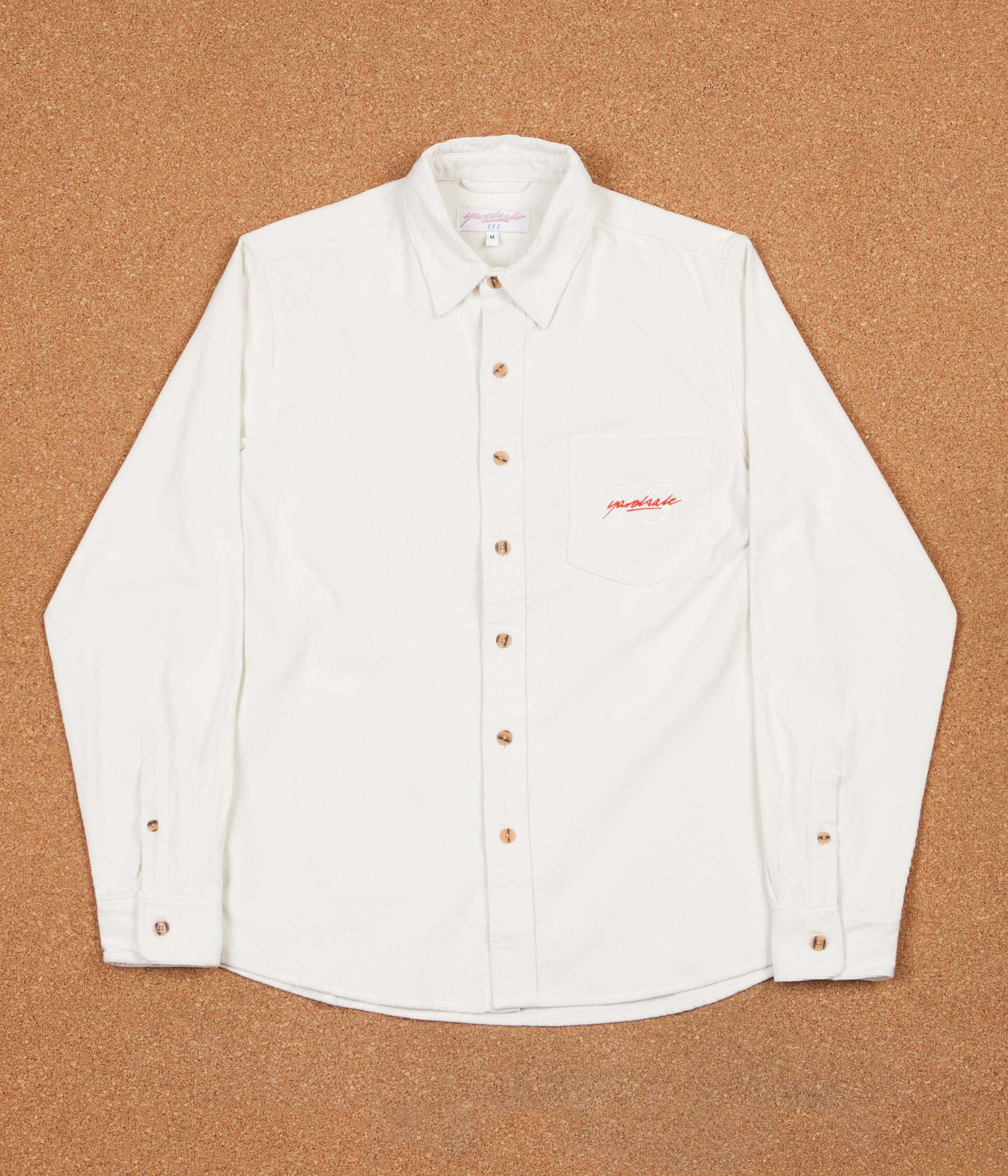 Yardsale YS Corduroy Shirt - White | Flatspot