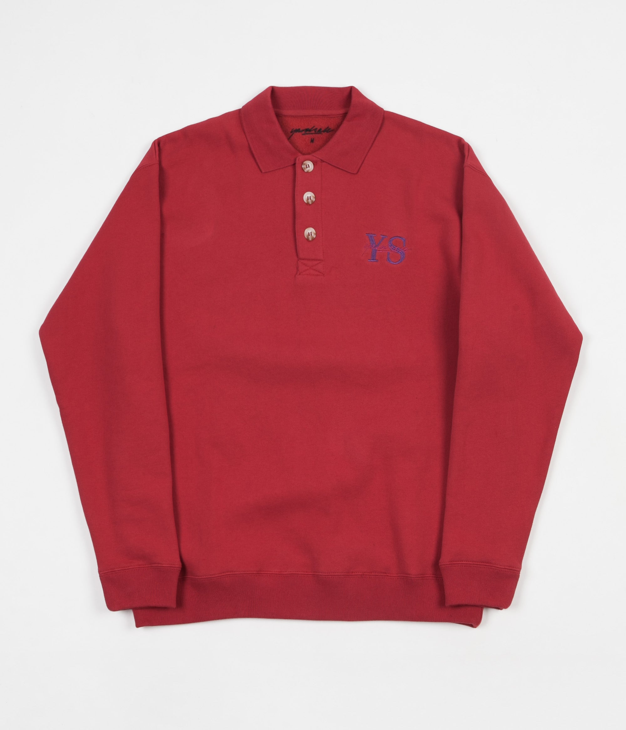 Yardsale YS Polo Neck Sweatshirt - Red | Flatspot