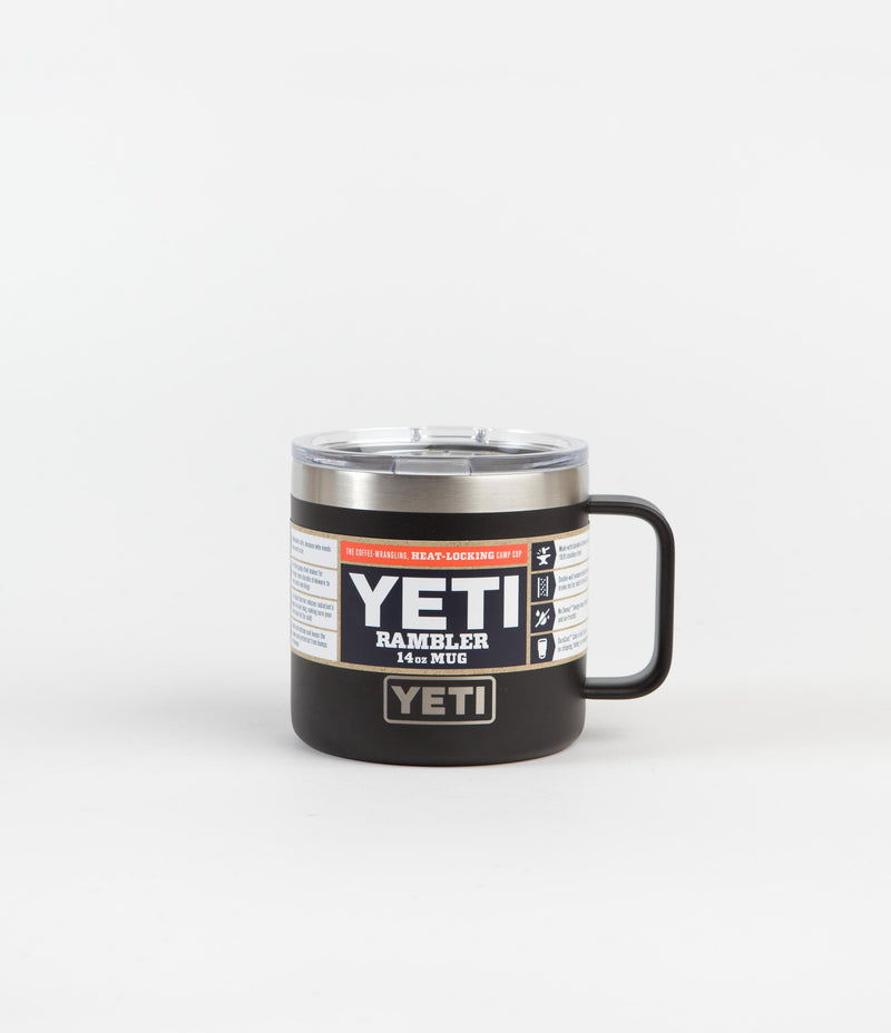 Yeti Rambler Mug 14oz - Black | Flatspot