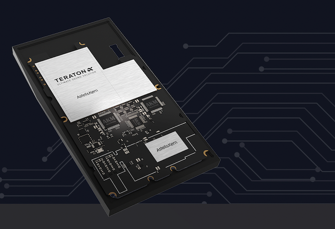 Closeup of Teraton circuit board