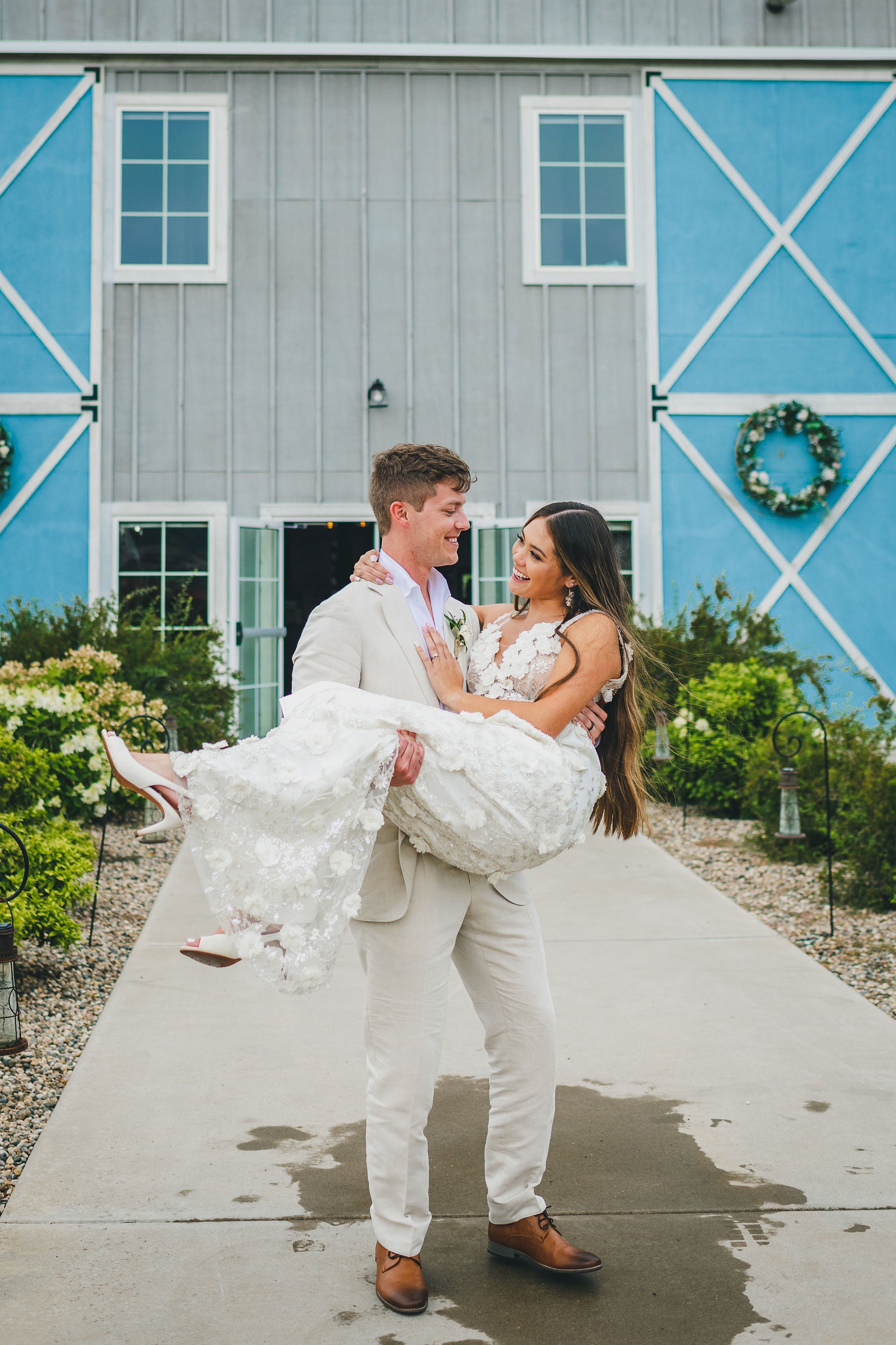 3D Flower Wedding Dress