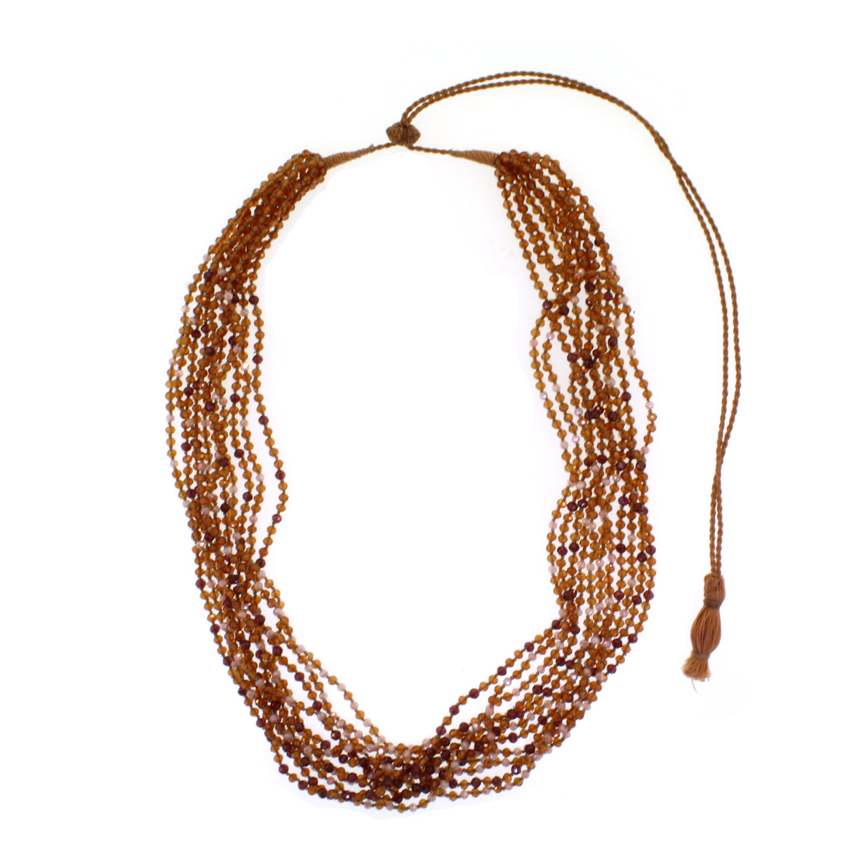 Hessanite Multi-Strand Necklace