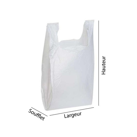 Plastic bag dimensions