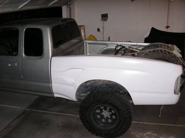 96 04 Toyota Tacoma 3 Bulge Tt Style Off Road Fiberglass Bedsides