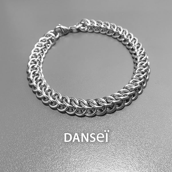 DANSEI Bracelet chaine pour homme en aluminium