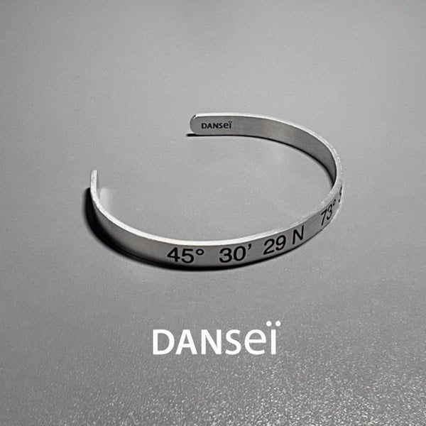 DANSEI Bracelet chaine pour homme en aluminium