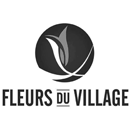 logo boutique cadeaux fleurs du village