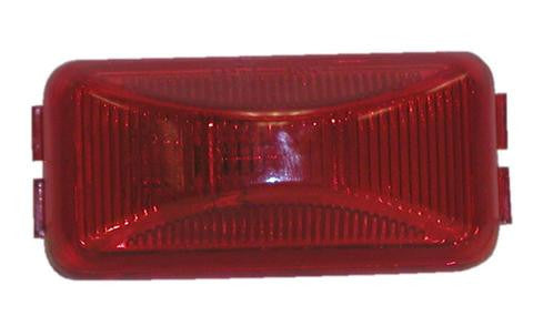 Round LED Clearance/Marker Light, 4-Diodes, Red, 2