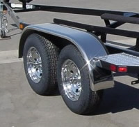 Stainless Steel Fenders, 9 x 66 (1-pair) Flat Top ...