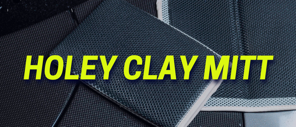 Holey Clay Mitt from Autofiber | Clay Decon Mitt