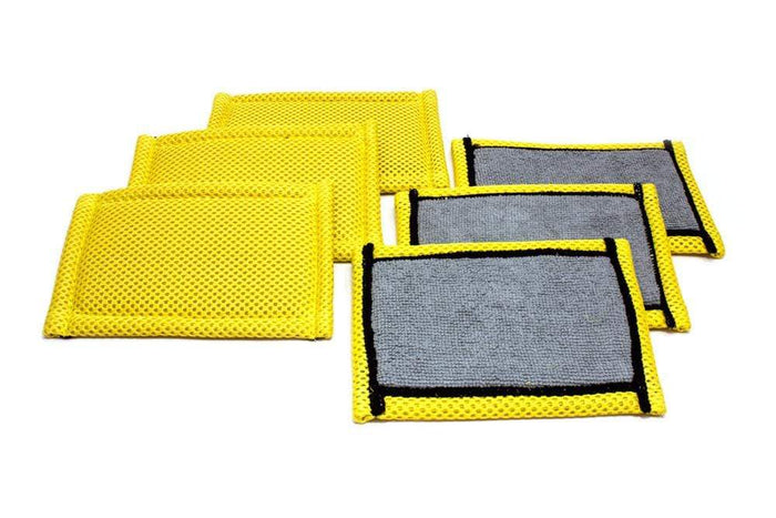 [Block Scrubber] Upholstery and Leather Microfiber Scrubbing Sponge (6 pack)