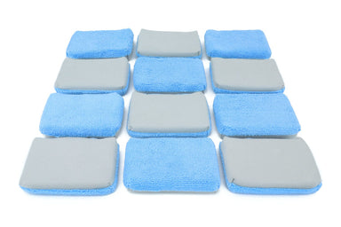 Autofiber Saver Microfiber Applicator - 12-pk | Blue/Grey | Mini