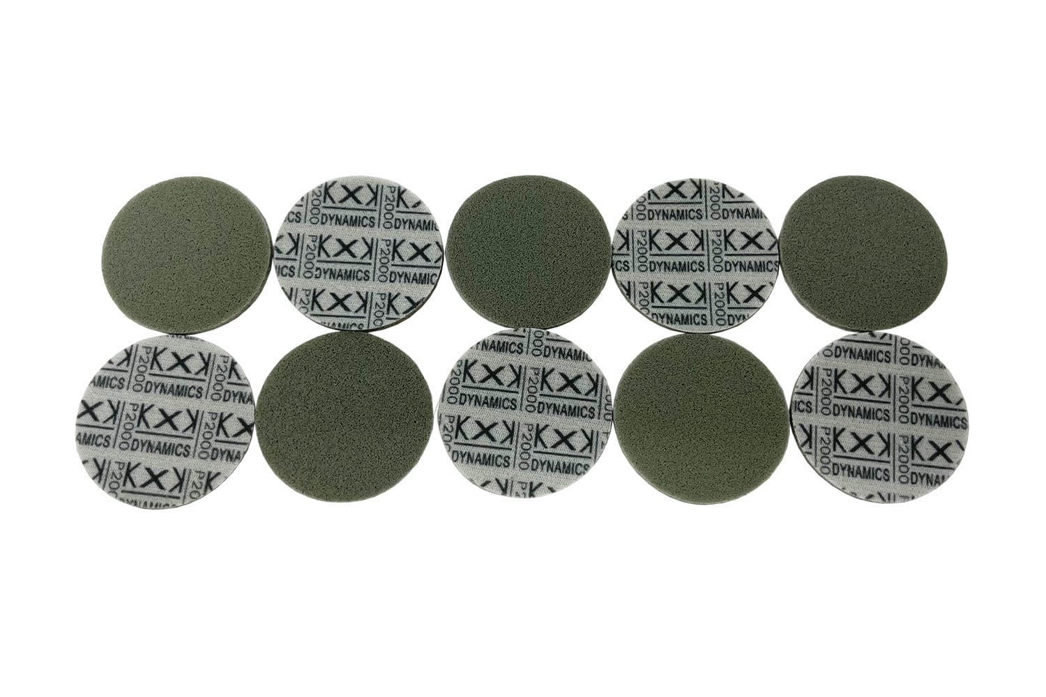 [P-2000] 2" Sanding Discs (2000 Grit) by KxK Dynamics - 10 pack