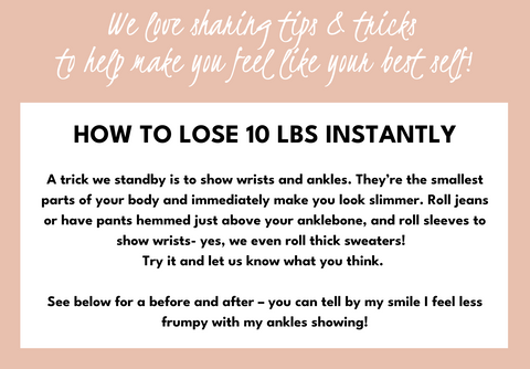 HOW TO INSTANTLY LOSE 10 LBS
