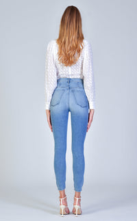 Black Orchid Denim - Bridget Double Button Skinny - Livin' on the Edge - prodottihaccp