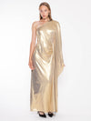 Ripley Rader - Gold Foil Jersey Gown - prodottihaccp