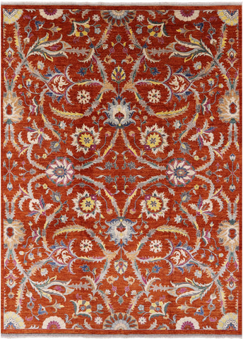 Fine Serapi Hand Knotted Rug - 9' 0