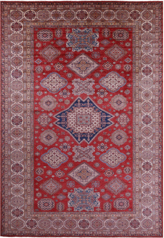 3'4 x 3'4 Oriental Super Kazak Square Rug 