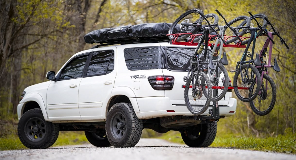 VelociRAX, cycling apparel, thread and spoke, best cycling bike racks, best hitch bike racks, best way to transport mountain bikes, best bike racks 2022, cycling gear tips, how to set up your cycling rack, Best Vertical Hitch Bike Racks, 