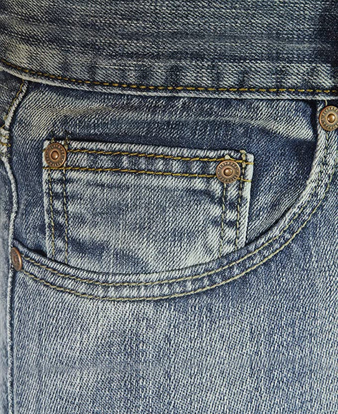 Flypaper Men's Bootcut Jeans Regular Fit Light Blue Wash 100% Cotton ...