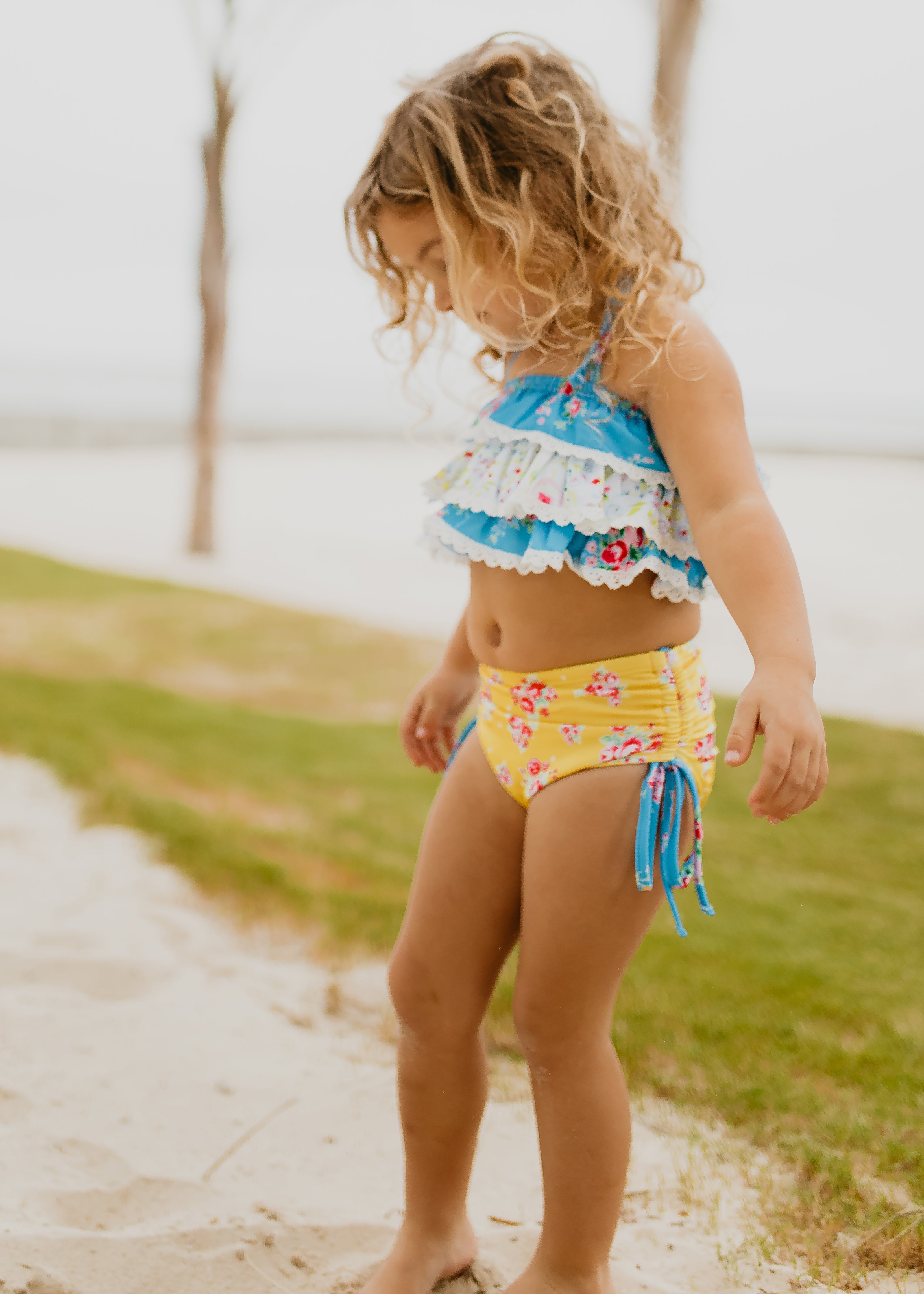 girls in yellow bikinis