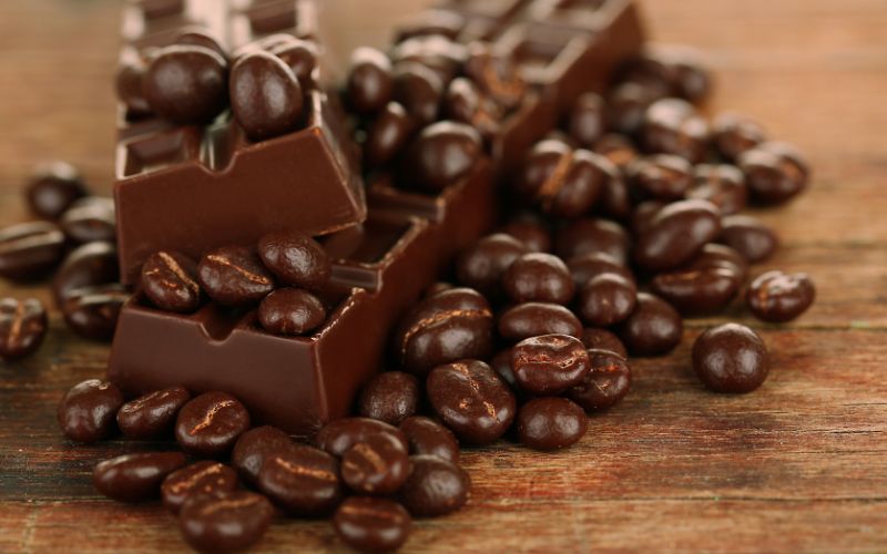 caffeine in chocolate covered espresso beans