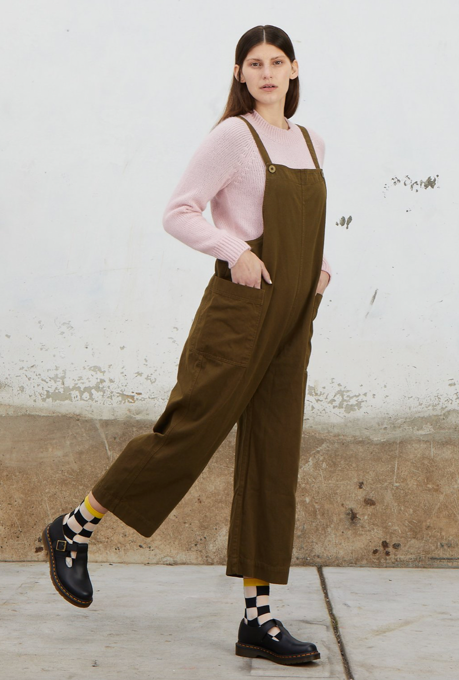 Overall Jumper - Olive