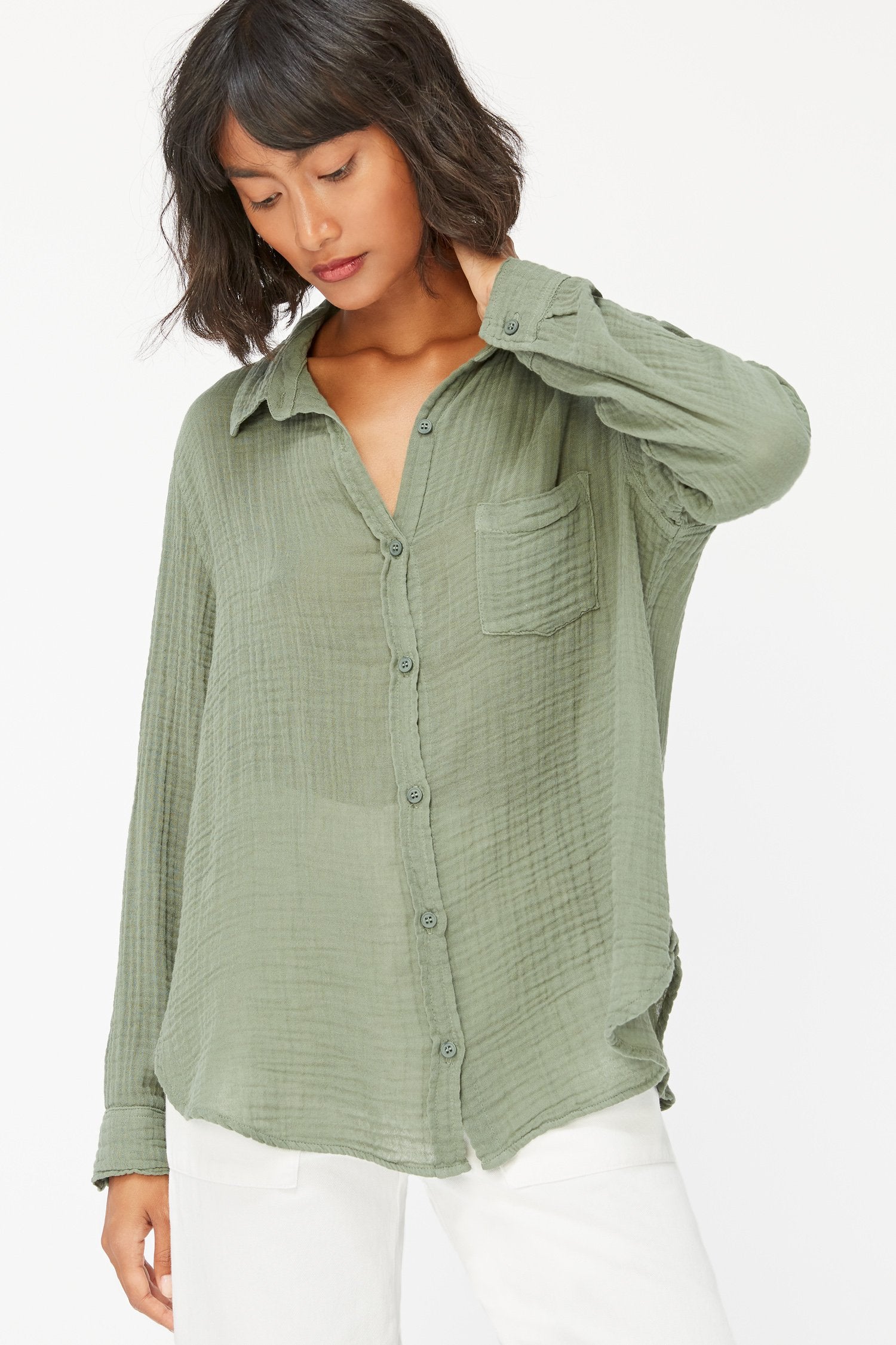 Luxe Nash Button Up