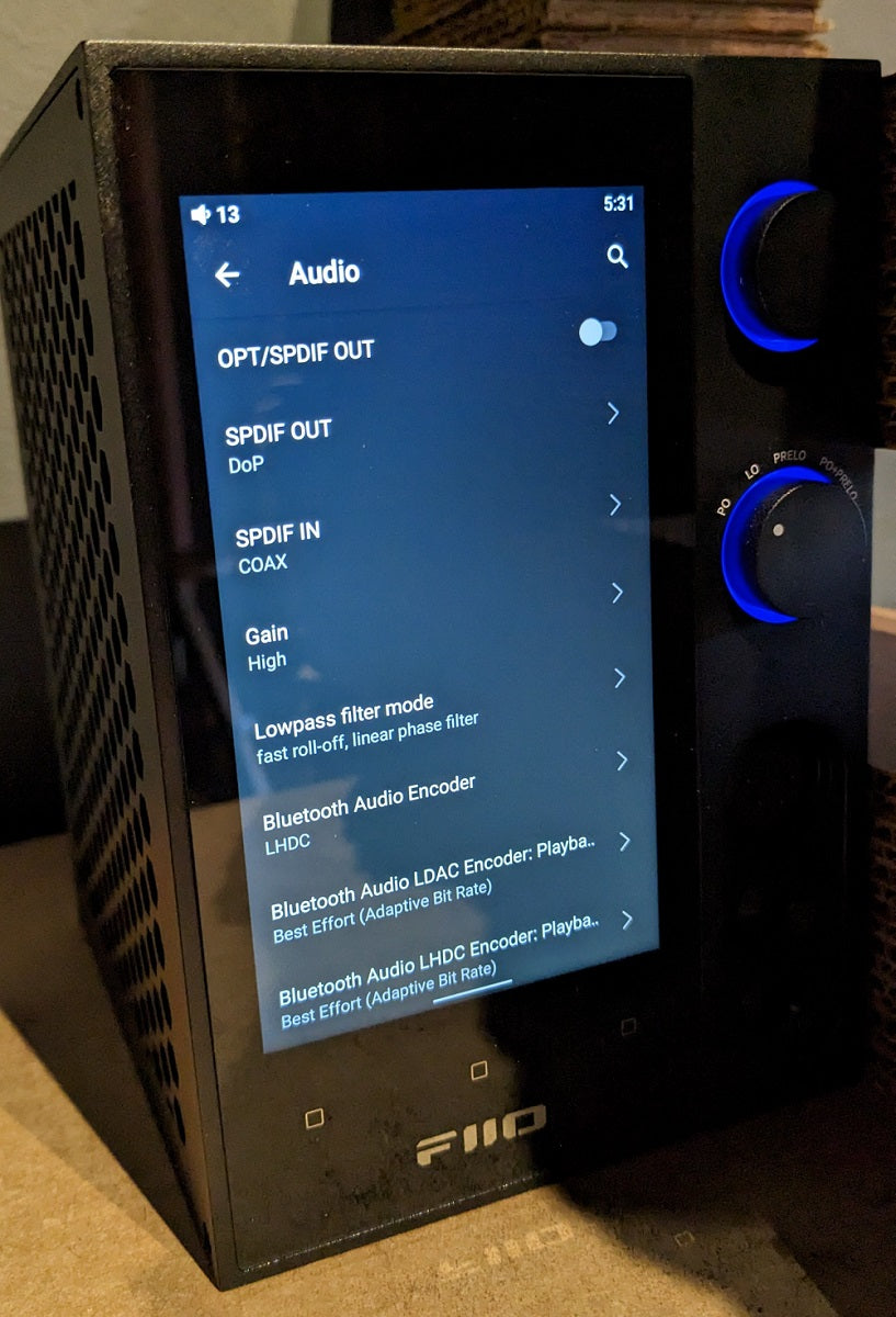 Fiio R7 audio features