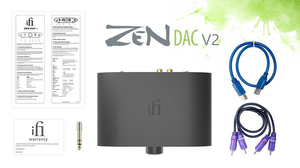 iFi Audio Zen Dac V2 | MQA | usb dac | Headphone Bar - Headphone