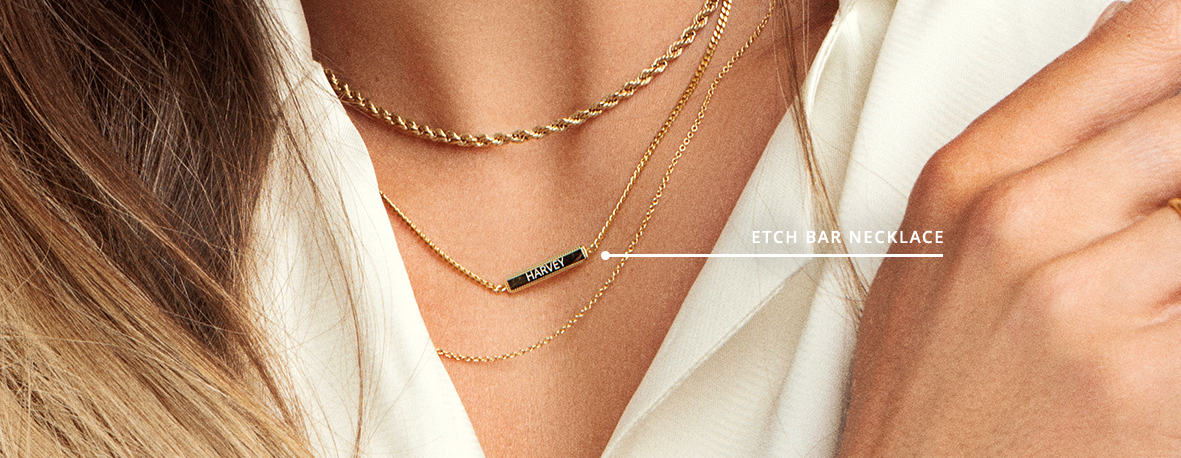 ETCH BAR NECKLACE